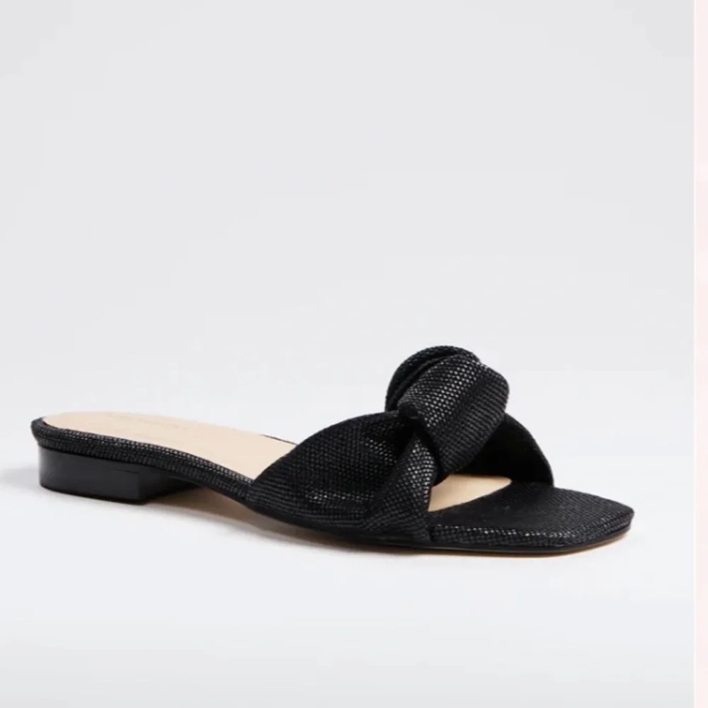 Black Raffia Brit Sandals TUCKERNUCK SHOES